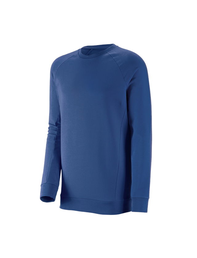 Bovenkleding: e.s. Sweatshirt cotton stretch, long fit + alkalisch blauw 1