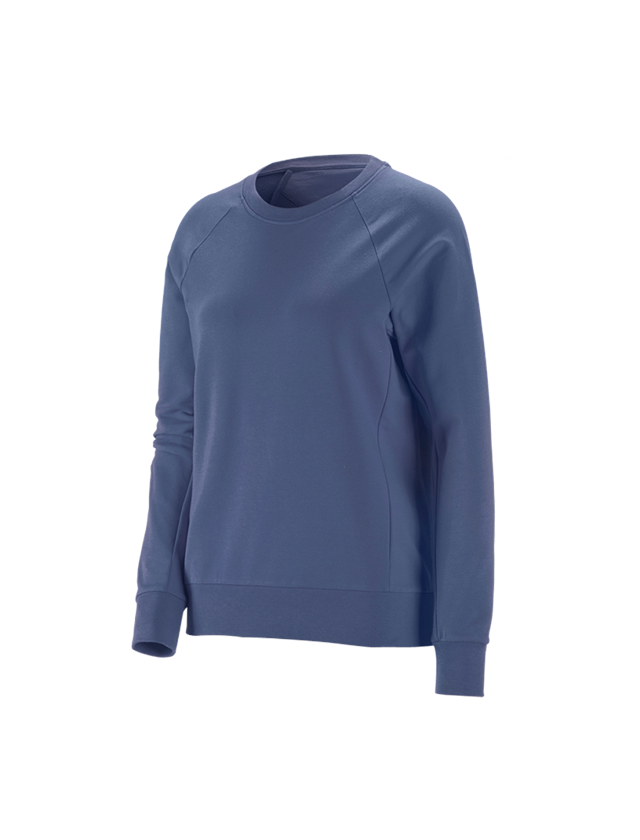 Bovenkleding: e.s. Sweatshirt cotton stretch, dames + kobalt 2