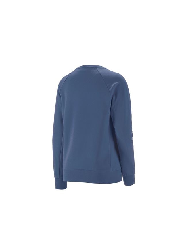 Bovenkleding: e.s. Sweatshirt cotton stretch, dames + kobalt 3