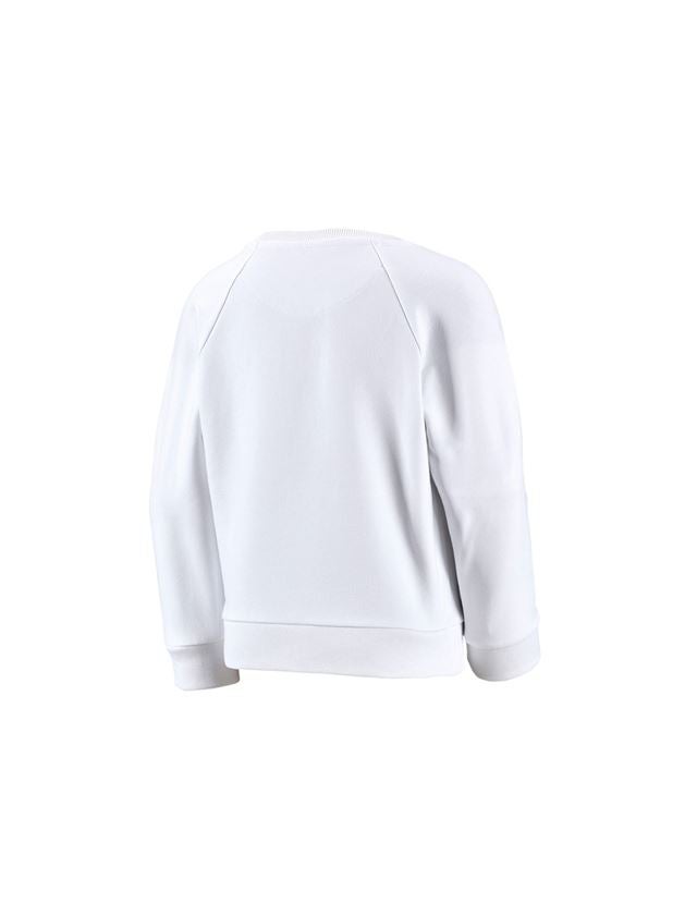 Onderwerpen: e.s. Sweatshirt cotton stretch, kinderen + wit 1