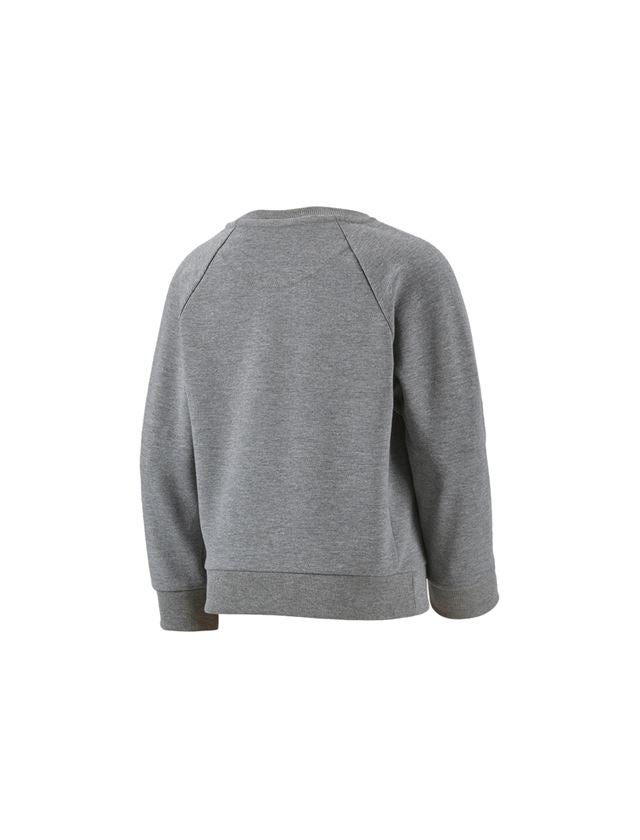 Bovenkleding: e.s. Sweatshirt cotton stretch, kinderen + grijs mêlee 3