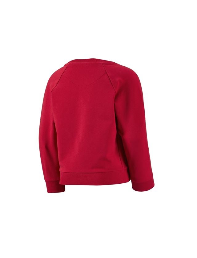 Bovenkleding: e.s. Sweatshirt cotton stretch, kinderen + vuurrood 1