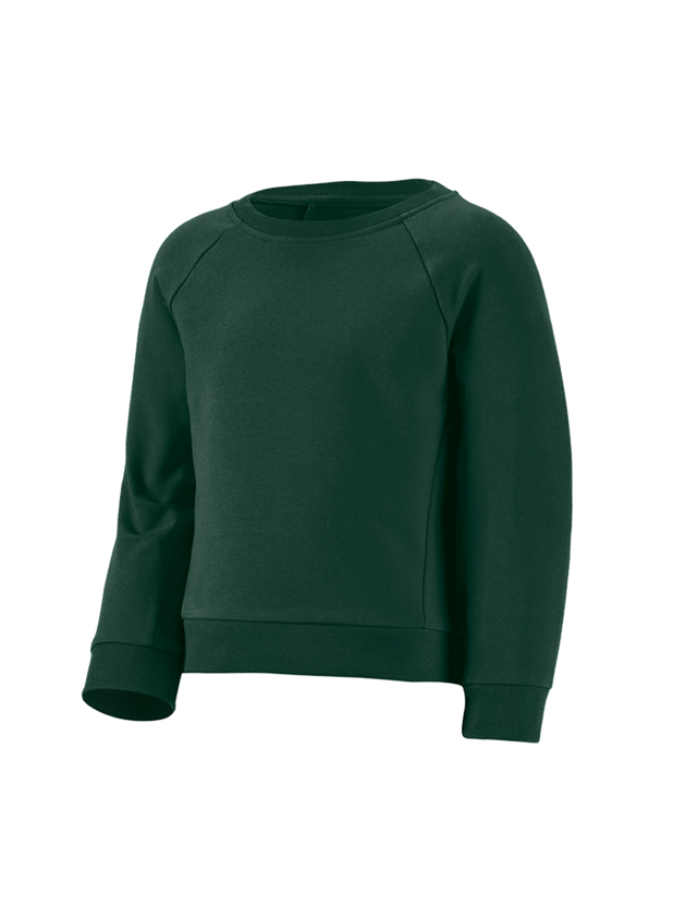 Bovenkleding: e.s. Sweatshirt cotton stretch, kinderen + groen 1