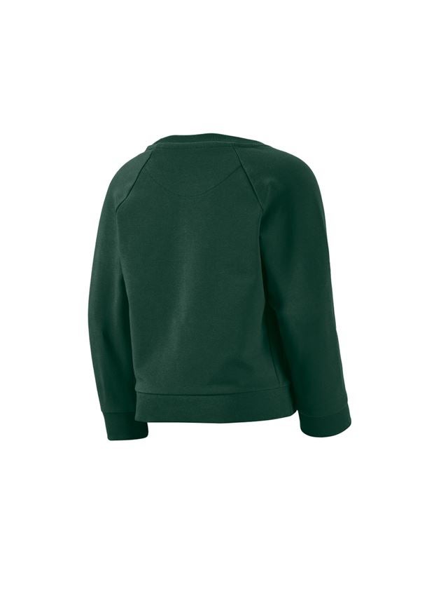 Onderwerpen: e.s. Sweatshirt cotton stretch, kinderen + groen 2