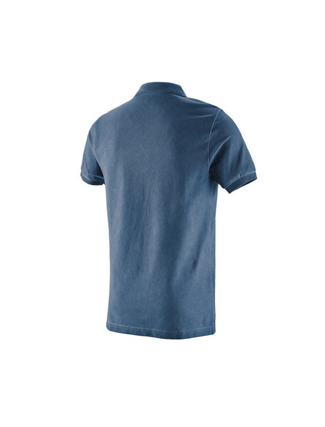 Bovenkleding: e.s. Polo-Shirt vintage cotton stretch + antiek blauw vintage 1