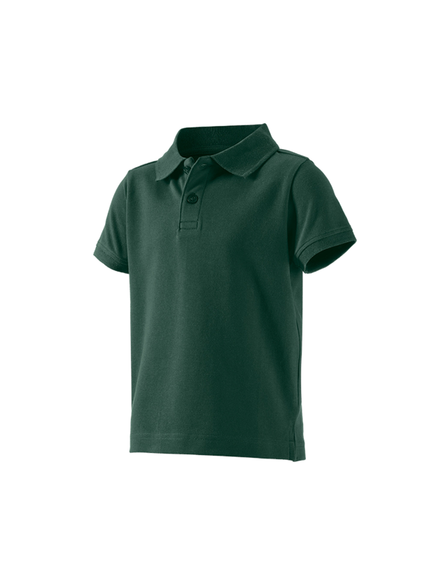 Onderwerpen: e.s. Polo-Shirt cotton stretch, kinderen + groen