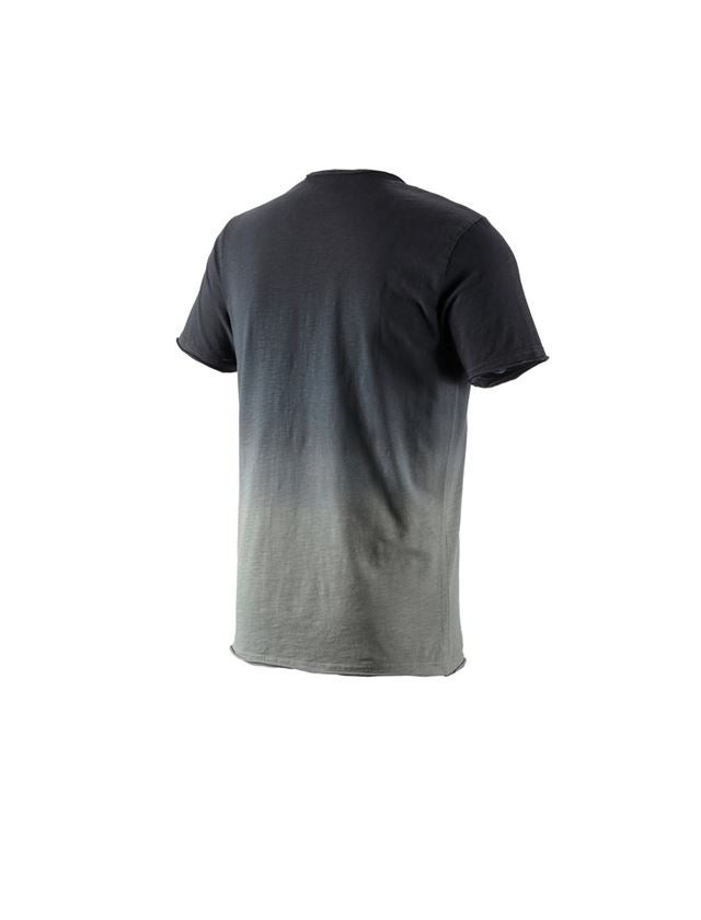Bovenkleding: e.s. T-Shirt denim workwear + oxidezwart vintage 1