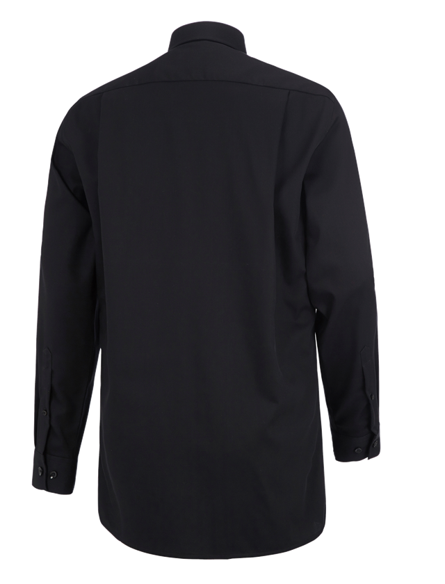 Bovenkleding: Business overhemd e.s.comfort, lange mouw + zwart 1