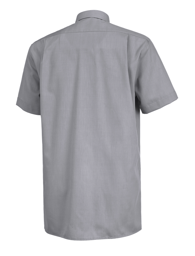 Onderwerpen: Business overhemd e.s.comfort, korte mouw + grijs melange 1