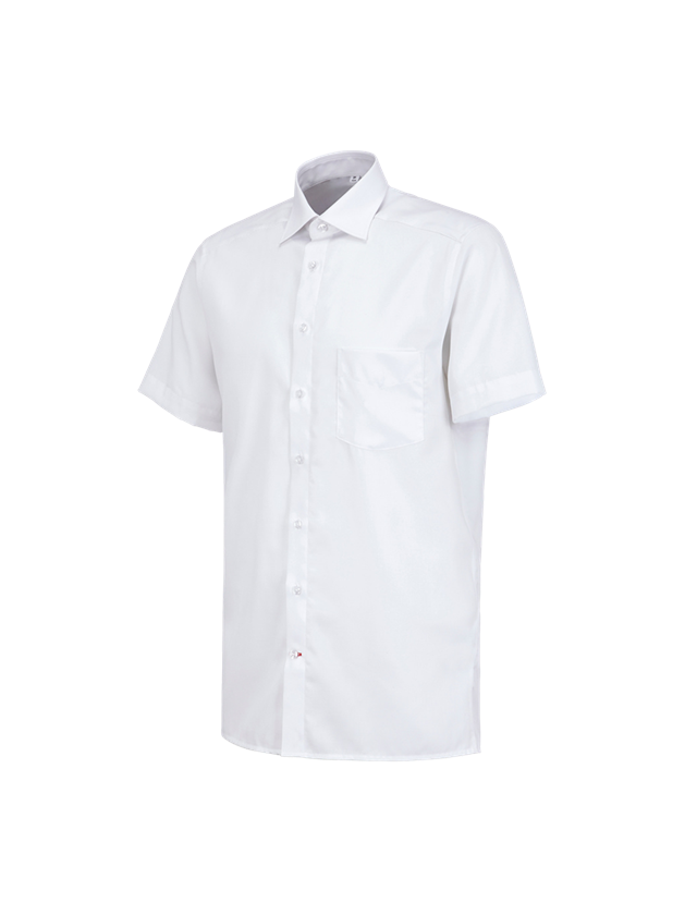 Bovenkleding: Business overhemd e.s.comfort, korte mouw + wit