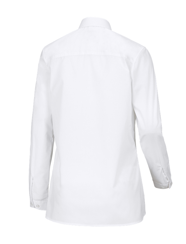 Bovenkleding: e.s. Service-blouse lange mouw + wit 1