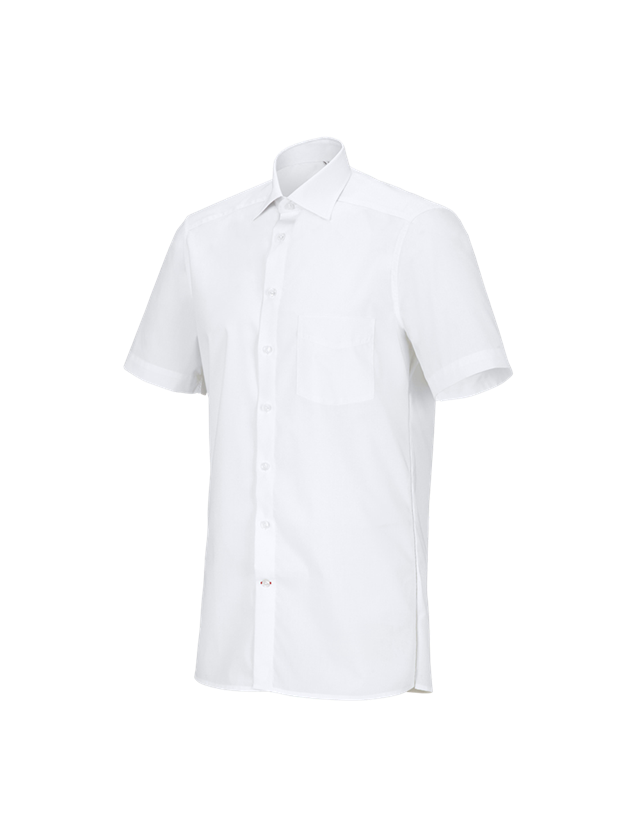 Bovenkleding: e.s. Service-overhemd korte mouw + wit