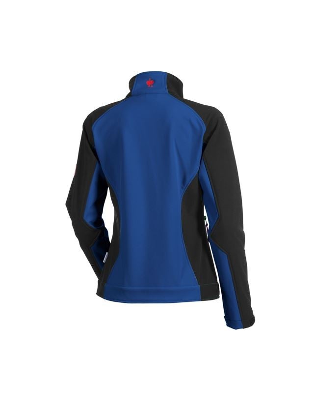 Werkjassen: Dames-softshelljack dryplexx® softlight + korenblauw/zwart 3