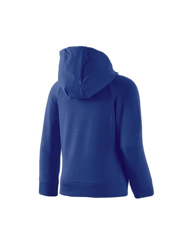Bovenkleding: e.s. hoody-sweatjack cotton stretch, kinderen + korenblauw 3