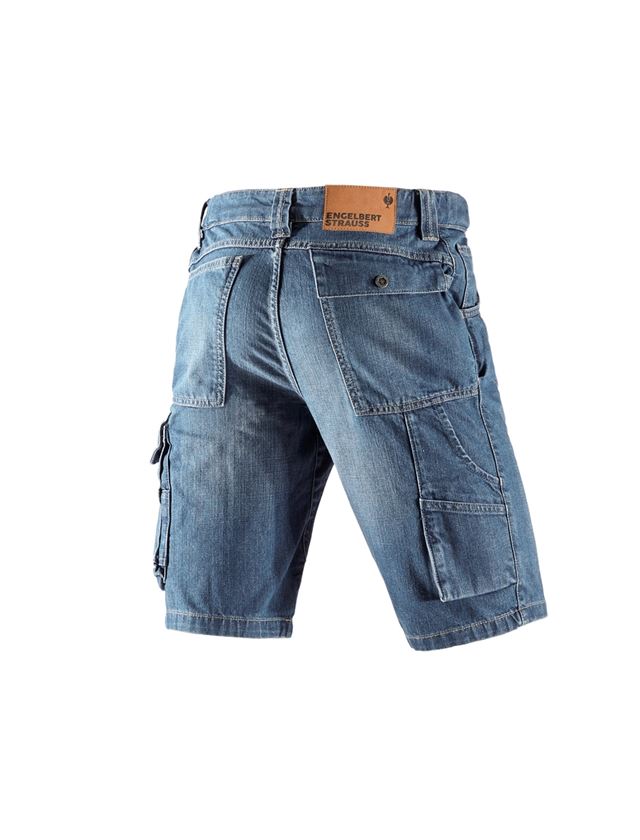 Werkbroeken: e.s. Worker-jeans-short + stonewashed 1