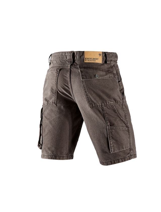 Werkbroeken: e.s. Worker-jeans-short + kastanje 1