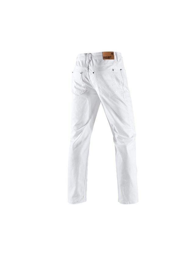 Werkbroeken: e.s. 7-pocket-jeans + wit 1