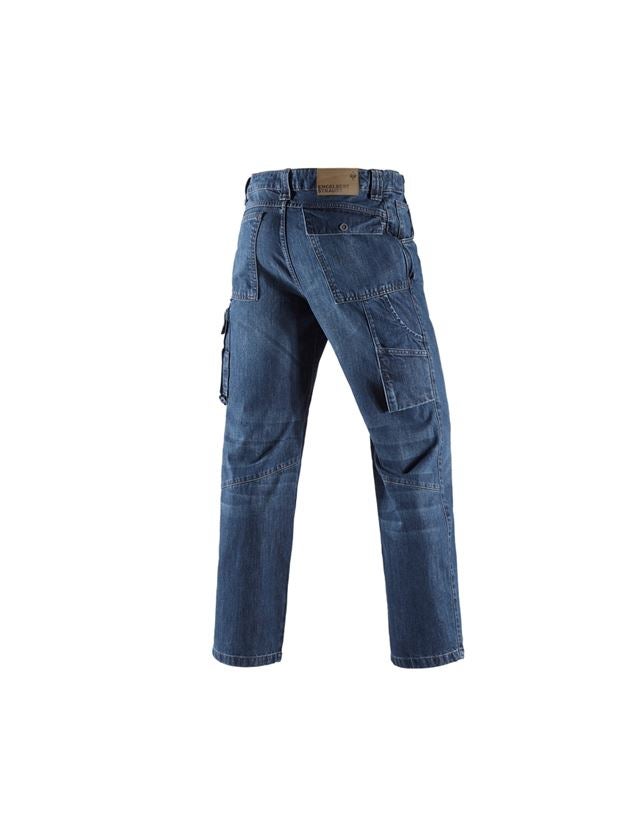 Werkbroeken: e.s. Worker-Jeans + darkwashed 3