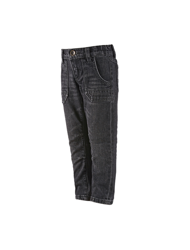 Broeken: e.s. Jeans POWERdenim, kinderen + blackwashed