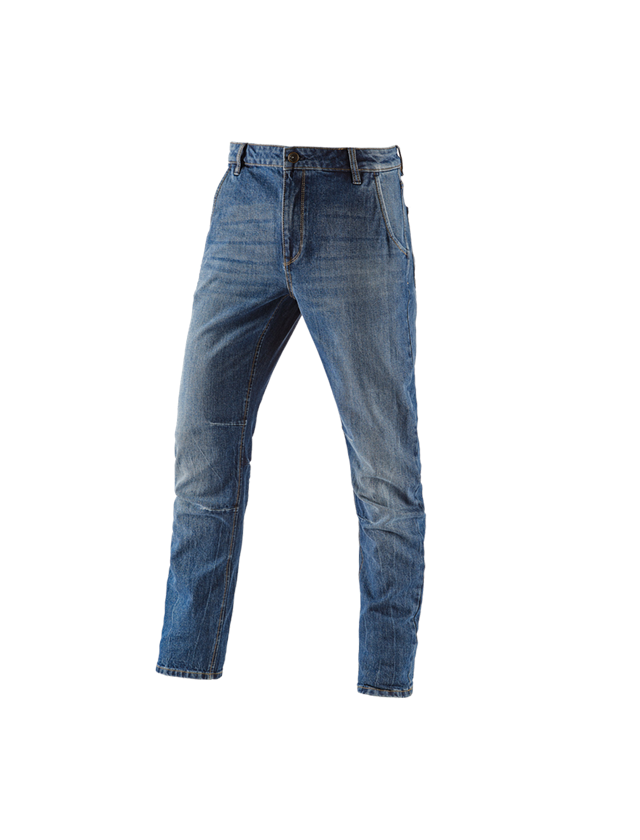 Werkbroeken: e.s. 5-pocket-jeans POWERdenim + stonewashed 2