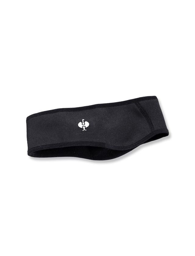 Accessoires: e.s. FIBERTWIN® thermo stretch hoofdband + zwart