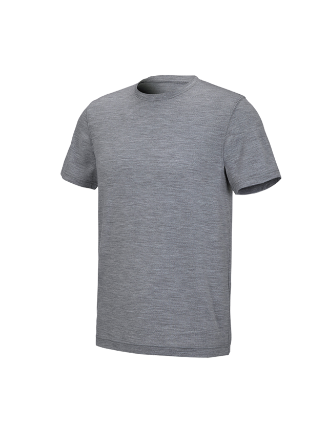 Bovenkleding: e.s. T-Shirt Merino light + grijs mêlee 2