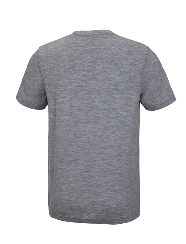 Bovenkleding: e.s. T-Shirt Merino light + grijs mêlee 3