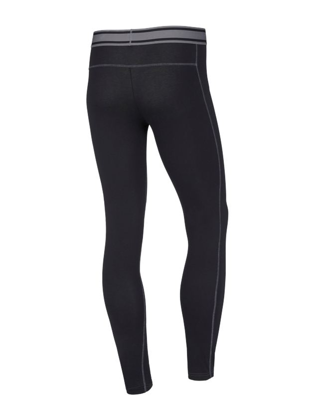 Ondergoed | Thermokleding: e.s. Cotton stretch long boxers + zwart 3