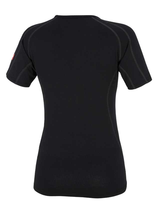 Thermo Ondergoed	: e.s. Functionele-T-Shirt clima-pro,warm, dames + zwart 3