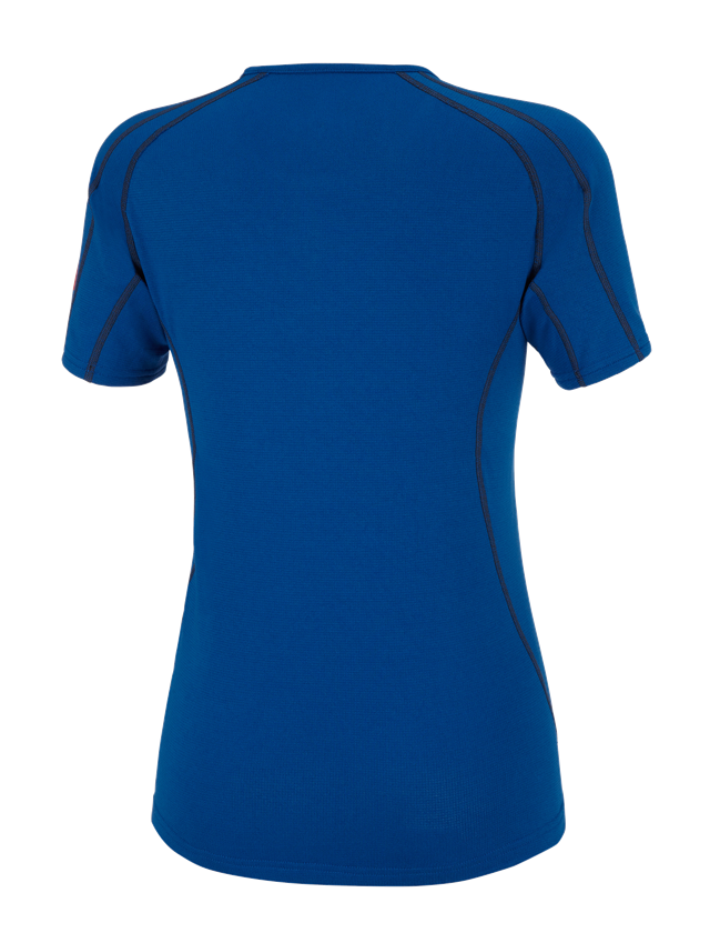 Thermo Ondergoed	: e.s. Functionele-T-Shirt clima-pro,warm, dames + gentiaanblauw 3