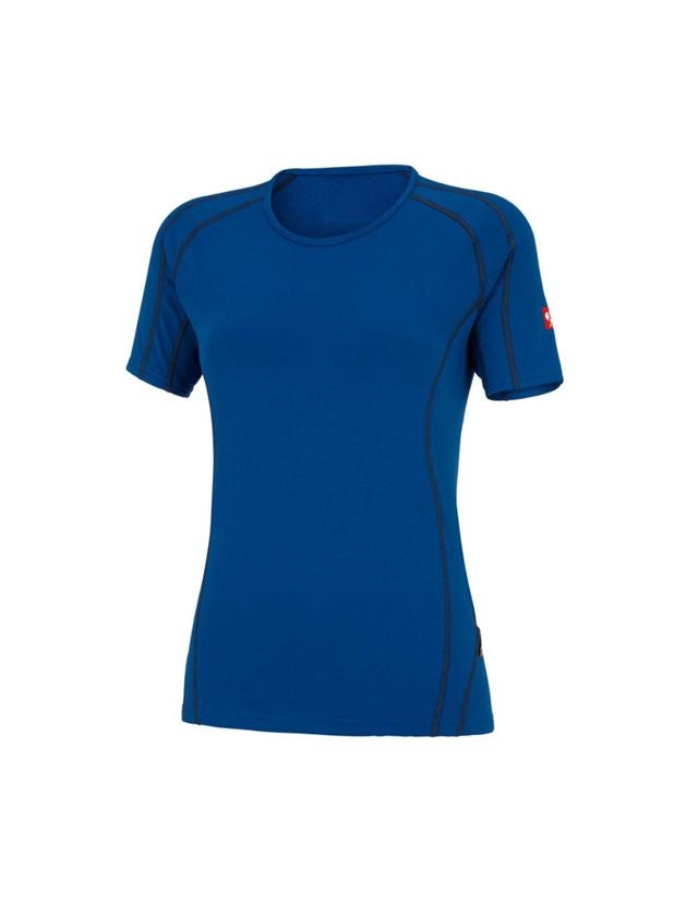 Thermo Ondergoed	: e.s. Functionele-T-Shirt clima-pro,warm, dames + gentiaanblauw 2