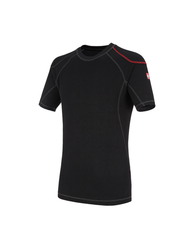 Ondergoed | Thermokleding: e.s. Functionele-T-shirt basis-warm + zwart 2