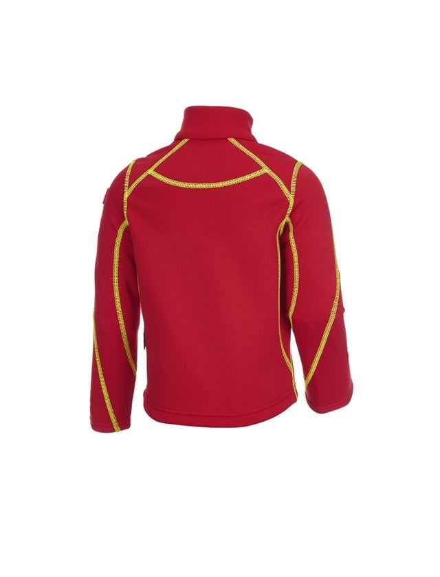 Bovenkleding: Schipperstrui thermo stretch e.s.motion 2020,kind. + vuurrood/signaalgeel 3