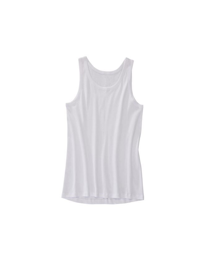 Ondergoed | Thermokleding: e.s. Hemd fijne rib classic + wit