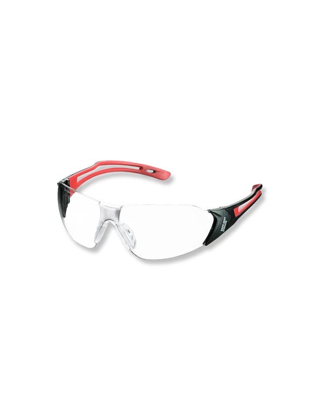 Veiligheidsbrillen: e.s. Veiligheidsbril Abell + rood/zwart
