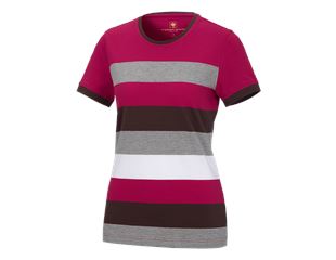 e.s. Pique-Shirt  cotton stripe, dames